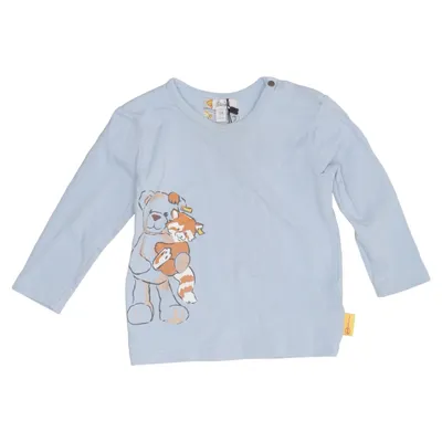 Long sleeve T-shirt (Blue) from Steiff Cotton