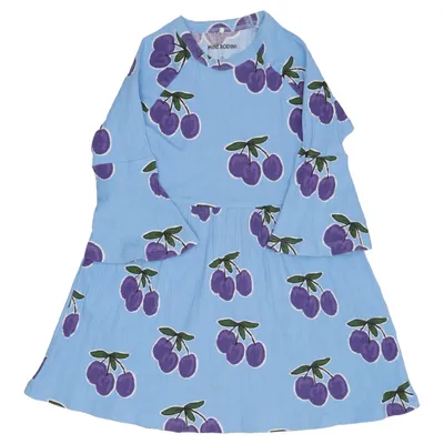 Dress (Blue, Purple, Multicolored) from Mini Rodini Cotton, Elastane