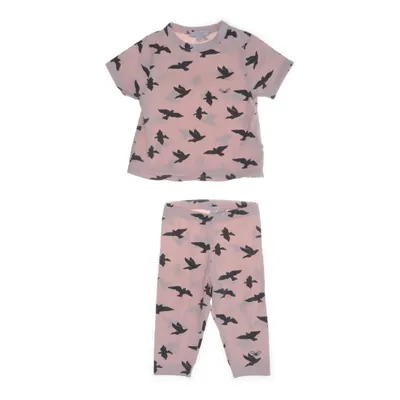 Set (Rosa, Grå) från Livly Baby Bomull, Elastan