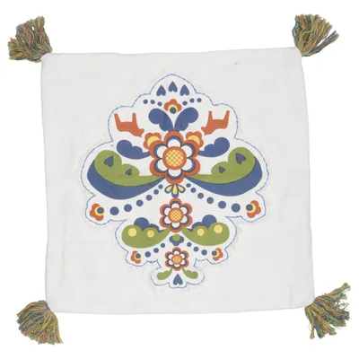 Cushion cover (White, Multicolored) from Serholt Cotton
