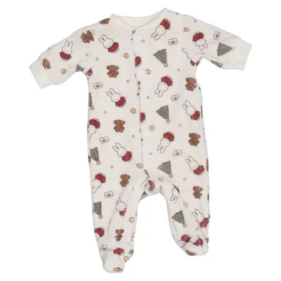 Sparkdräkt (Vit, Flerfärgad) från Miffy Bomull, Polyester