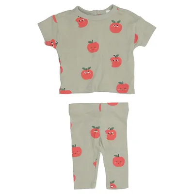 Pyjamas (Grön, Röd) från Rikiki Bomull
