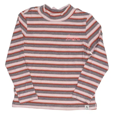 Langarmshirt (Pink, Braun, Weiß) von Garcia Baumwolle, Elasthan