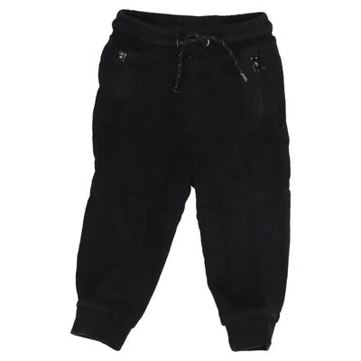 Joggingbroek (Zwart) van Code Gerecycled katoen, Gerecycled polyester