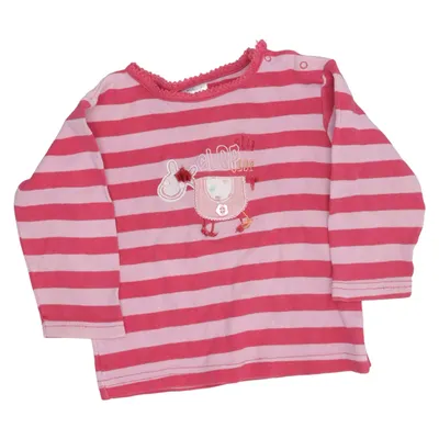 Langærmet t-shirt (Pink) fra Walking Bomuld