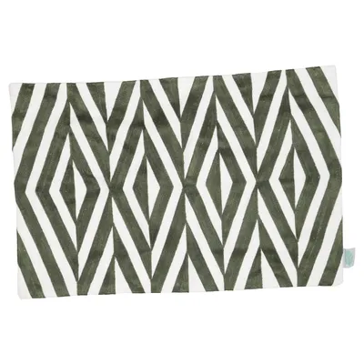 Cushion cover (Green, White) from Bungalow Cotton