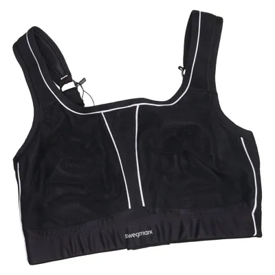 Sport-bh (Zwart) van Swegmark Elastaan, Polyamide, Polyester