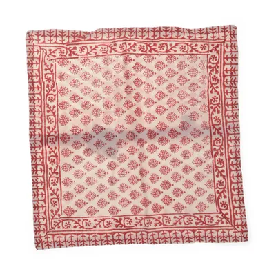 Cushion cover (Red, White) from Acqua Terra e Fuoco