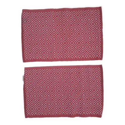 Bordstablett (Röd, Vit) från Noble House Bomull, Polyester