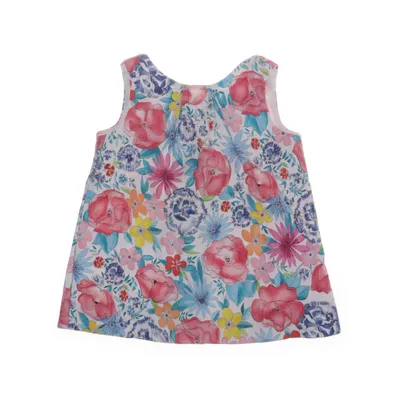 Klänning (Vit, Flerfärgad) från Zara BabyGirl Bomull