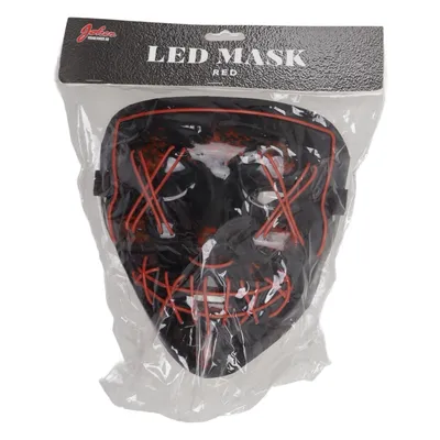 Masquerade-masker (Zwart, Rood) van Joker