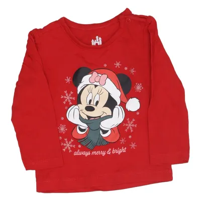 T-shirt à manches longues (Rouge) de Disney Baby Coton