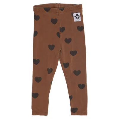 Legging (Marron) de Mini Rodini Élasthane, Lyocell