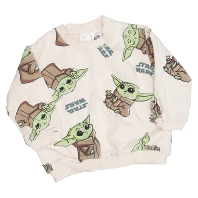 Sweatshirt (Beige, Grün, Schwarz) von H&M x Star Wars Baumwolle