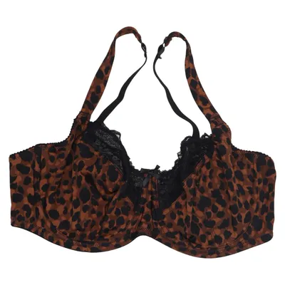 Bra (Brown, Black) from Janina Curved Elastane, Polyamide