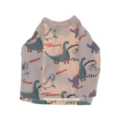 Långärmad t-shirt (Beige, Flerfärgad) från H&M