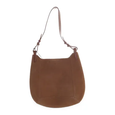 Axelremsväska (Brun) från Zign Bomull, Skinn