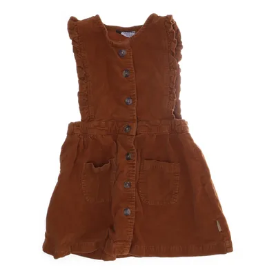 Dungaree dress (Brown) from Hust and Claire Cotton, Elastane