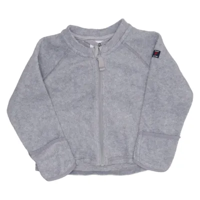 Fleece jacket (Gray) from Polarn O. Pyret Polyester