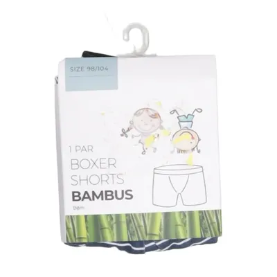 Sous-vêtement (Bleu, Blanc) de Bambus Coton, Élasthane, Viscose