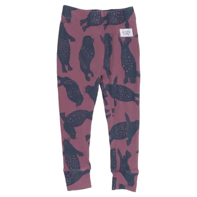 Leggings (Purple, Black) from Milly Cotton, Elastane