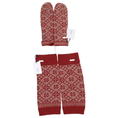 Accessory set (Red, Beige, Multicolored) from Sätila Polyamide, Polyester, Wool