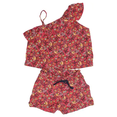 Set (Red, Multicolored) from Monoprix Kids Cotton