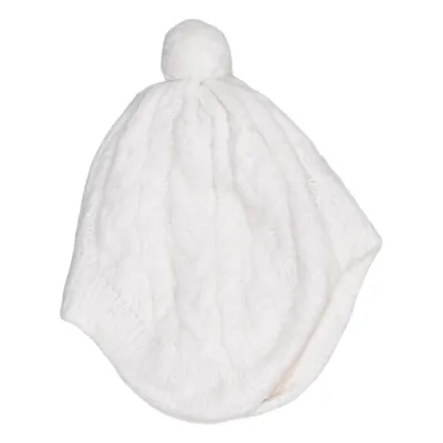 Bobble hat (White) from Uniqlo Kids Acrylic, Polyamide, Viscose, Wool