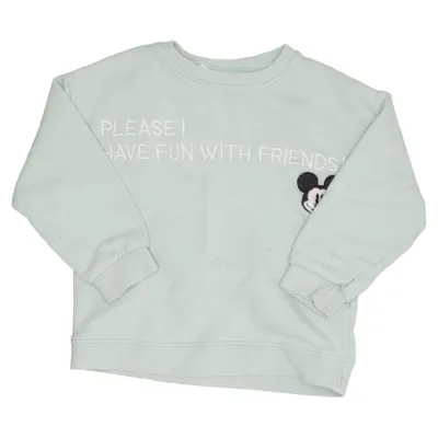 Sweatshirt (Groen) van Zara Katoen