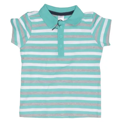 Poloshirt (Groen, Wit, Grijs) van Baby Club by C&A Katoen, Viscose