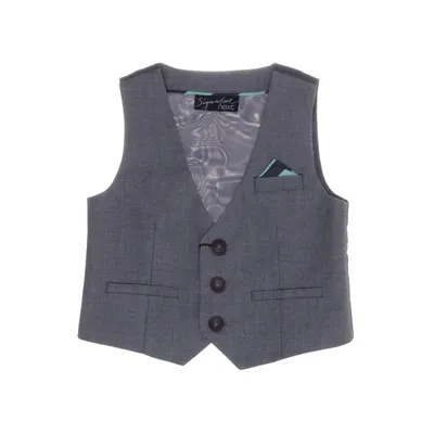 Kostuumgilet (Grijs) van Signature Next Polyester, Viscose
