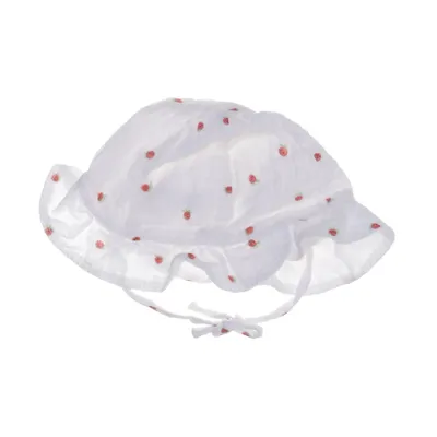 Solhatt (Vit, Röd) från H&M Bomull