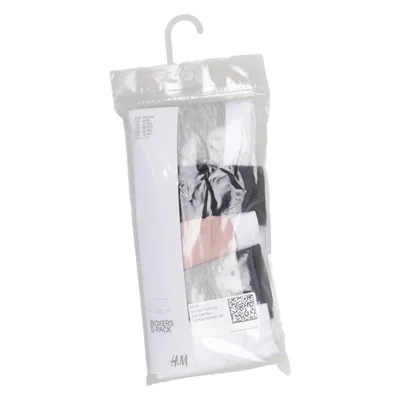 Sous-vêtement (Noir, Blanc, Gris) de H&M Coton, Élasthane