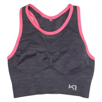 Sport-bh (Grijs, Roze) van Kari Traa Elastaan, Polyamide, Polyester