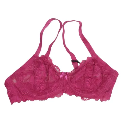 Bra (Purple) from Ivory Rose Elastane, Polyamide, Polyester