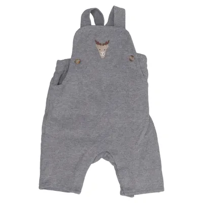 Barboteuse (Gris, Bleu) de Donsje Coton