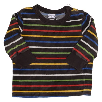 Långärmad t-shirt (Brun, Flerfärgad) från Polarn O. Pyret Bomull, Polyester