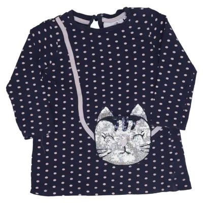 Jurk (Blauw, Roze) van Happy Girls by Eisend Katoen, Elastaan