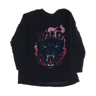 Långärmad t-shirt (Svart, Flerfärgad) från Mini Gina Tricot