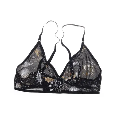 Bralette (Zwart, Goud, Zilver) van Monki Polyamide, Elastaan
