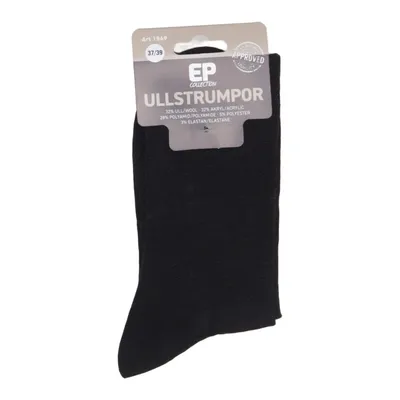 Chaussettes (Noir) de EP Collection Acrylique, Élasthane, Polyamide, Polyester, Laine