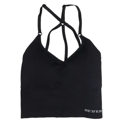 Sports bra (Black) from Better Bodies Elastane, Polyamide