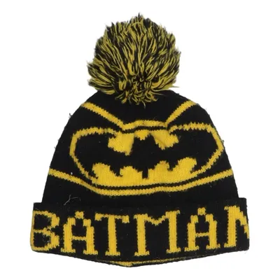 Bonnet à pompon (Noir, Jaune) de Batman Acrylique