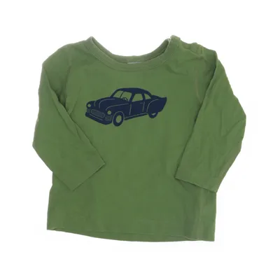 Långärmad t-shirt (Grön, Blå) från Polarn O. Pyret Bomull