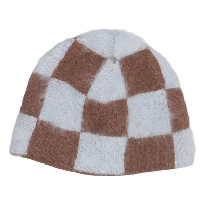 Beanie-Mütze (Braun, Blau) von Stockholm (Surfboard) Club Acryl, Mohair, Nylon, Bio-Baumwolle, Wolle