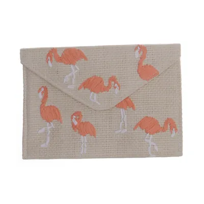 Envelop tas (Beige, Oranje) van Mango