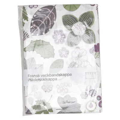Rod pocket curtain (White, Multicolored) from Hemtex Cotton