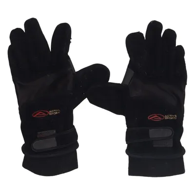 Gants (Noir) de Active Sports Polyester