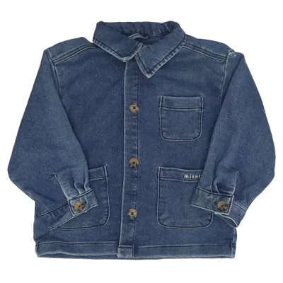 Denimjakke (Blå) fra Minories Bomuld, Elastan, Polyester