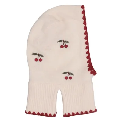 Balaklava (Beige, Röd) från Konges Sløjd Ull
